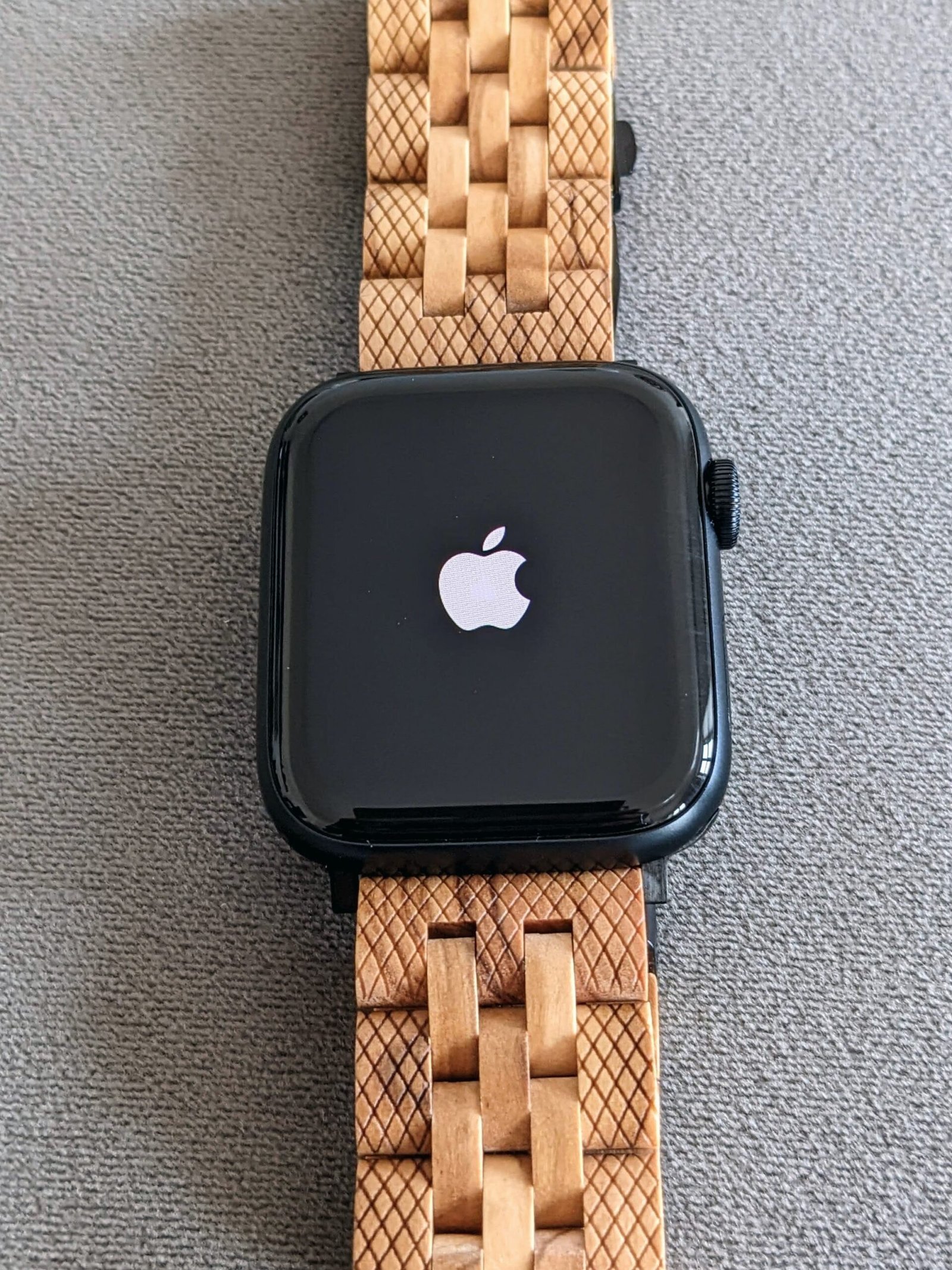 wooden apple watch band